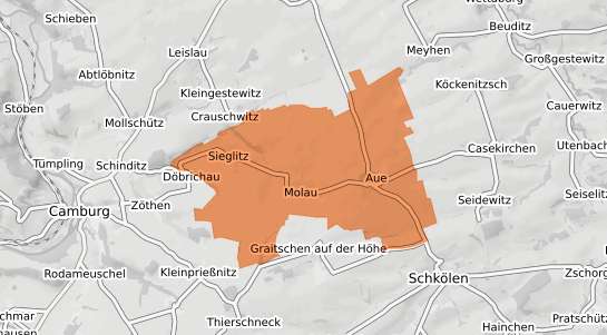 Mietspiegelkarte Molauer Land Molau